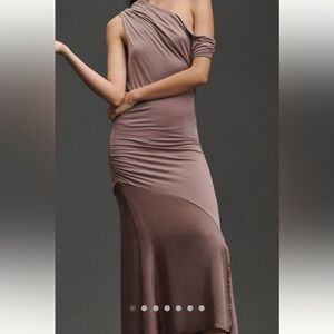 NWT Anthropologie Asymmetrical Slim Dress.